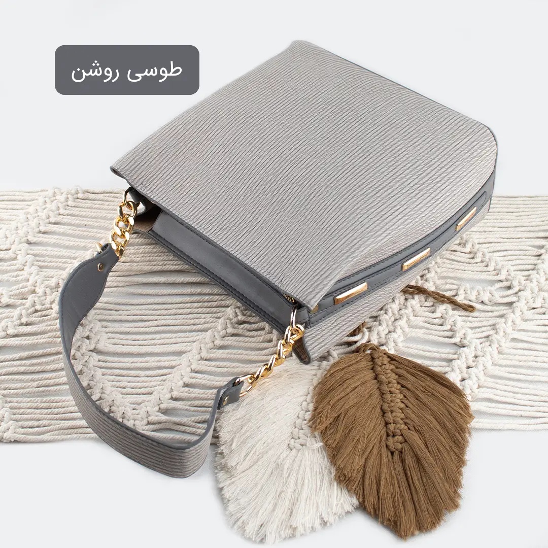 کیف زنانه سطلی فوق العاده شیک جنس خارجی