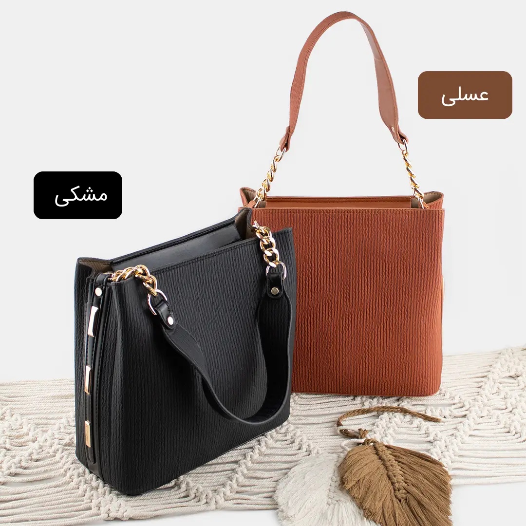 کیف زنانه سطلی فوق العاده شیک جنس خارجی