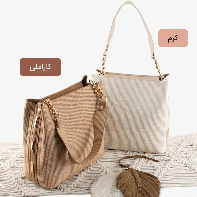 کیف زنانه سطلی فوق العاده شیک جنس خارجی